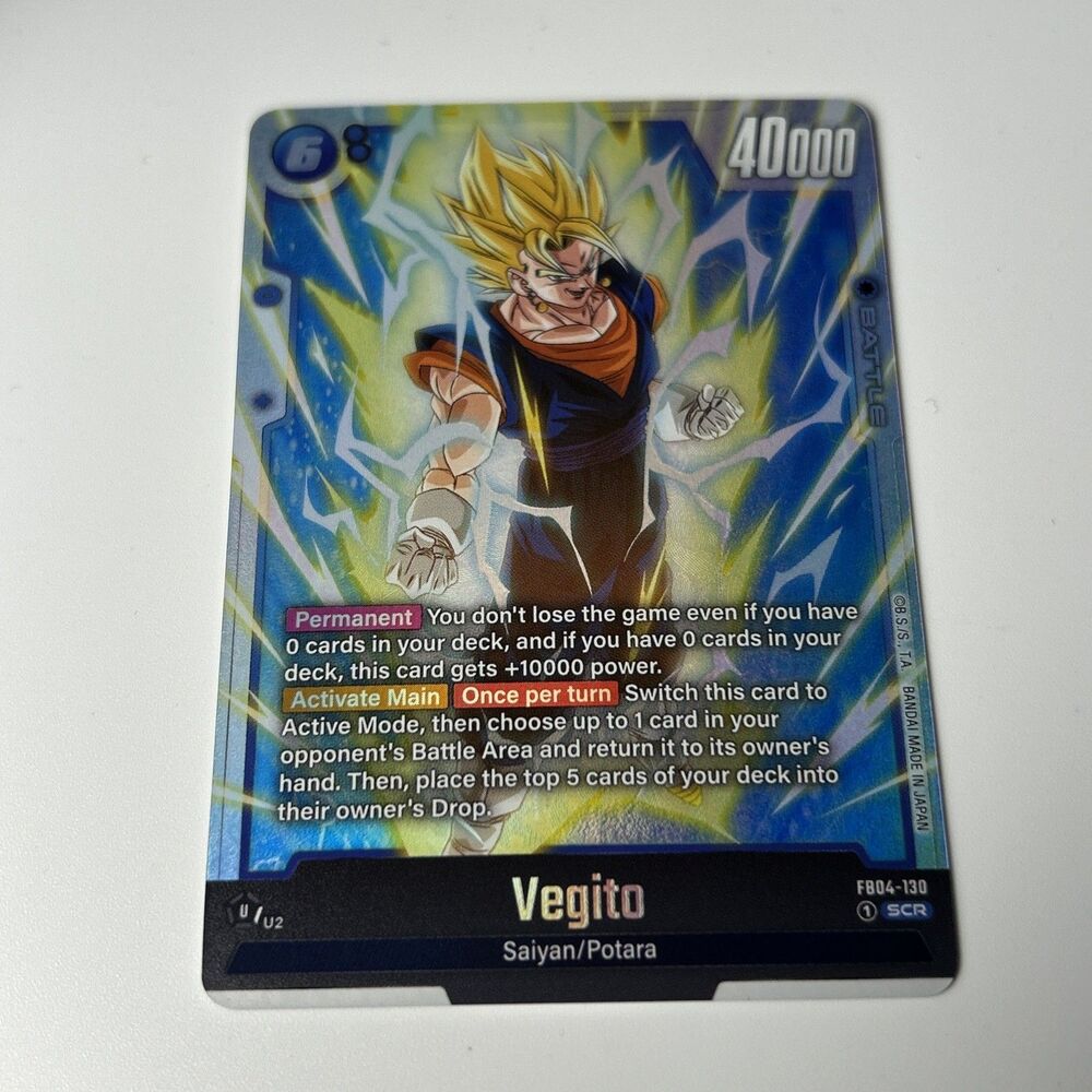 Dragon Ball Super Fusion World - Vegito FB04-130 SCR - Ultra Limit